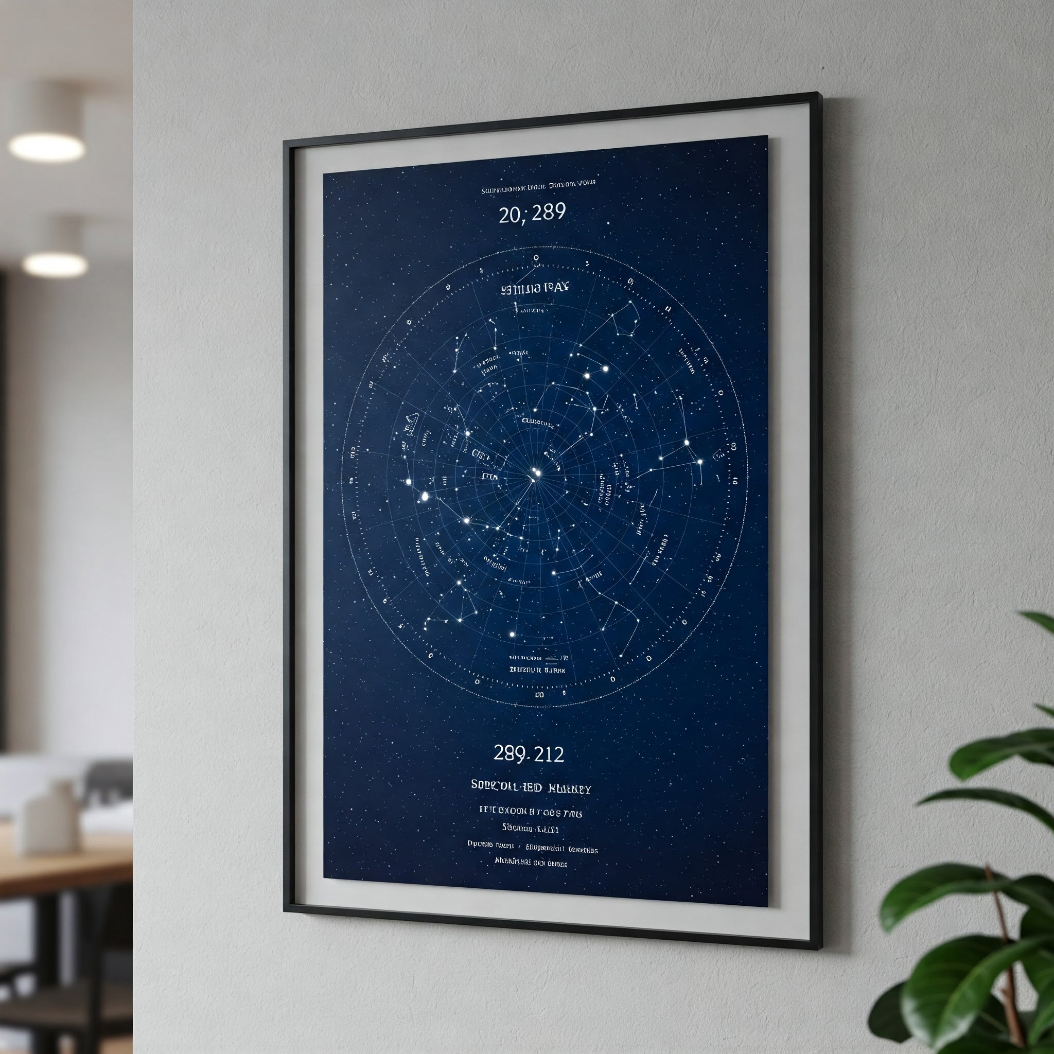 Star Map Poster